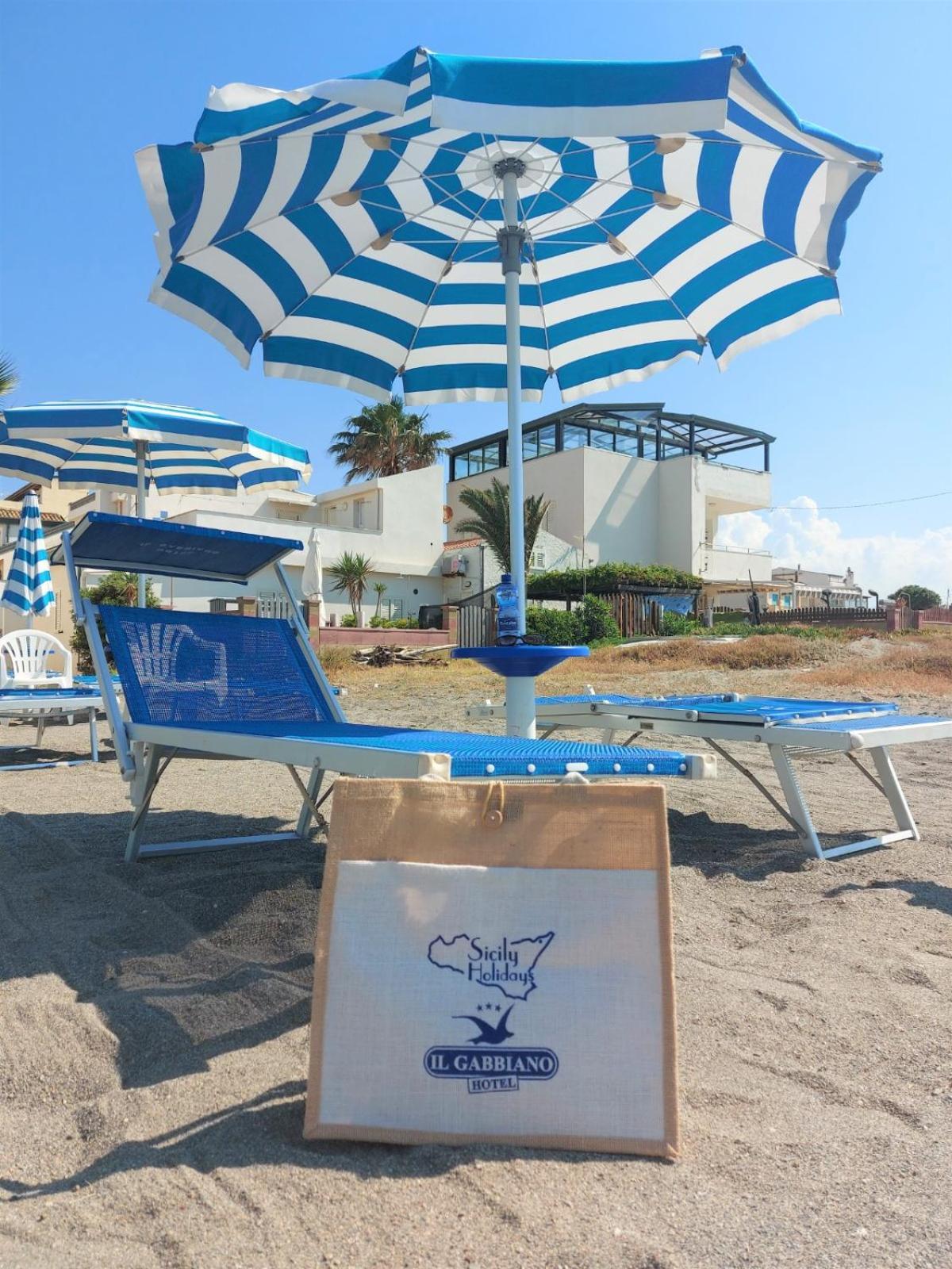 Hotel Il Gabbiano Beach Терме-Вильяторе Экстерьер фото